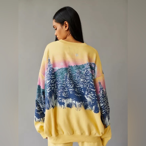 Urban outfitters vibrant pullover sweatshirt size large - Picture 8 of 10